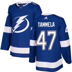 Kinder Tampa Bay Lightning Eishockey Trikot Jonne Tammela #47 Authentic Königsblau Heim